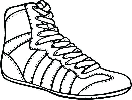526x397 Shoe Print Template Coloring