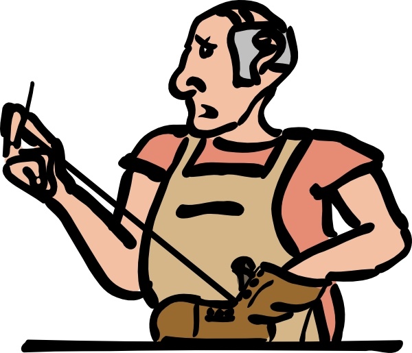 600x515 Shoemaker Clip Art Free Vector In Open Office Drawing