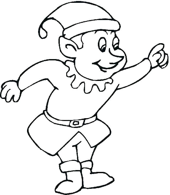 660x759 Coloring Pages Elves