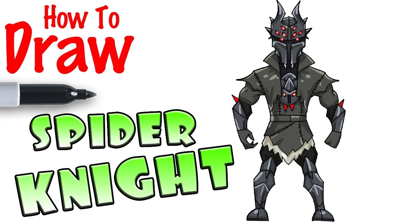 1280x720 How To Draw Spider Knight Fortnite