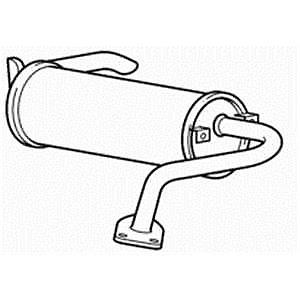 300x300 Rear Exhaust Silencer Back Box For Mitsubishi Shogun Pinin