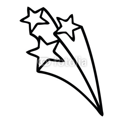 400x400 Line Drawing Cartoon Shooting Stars Buy Photos Ap Images