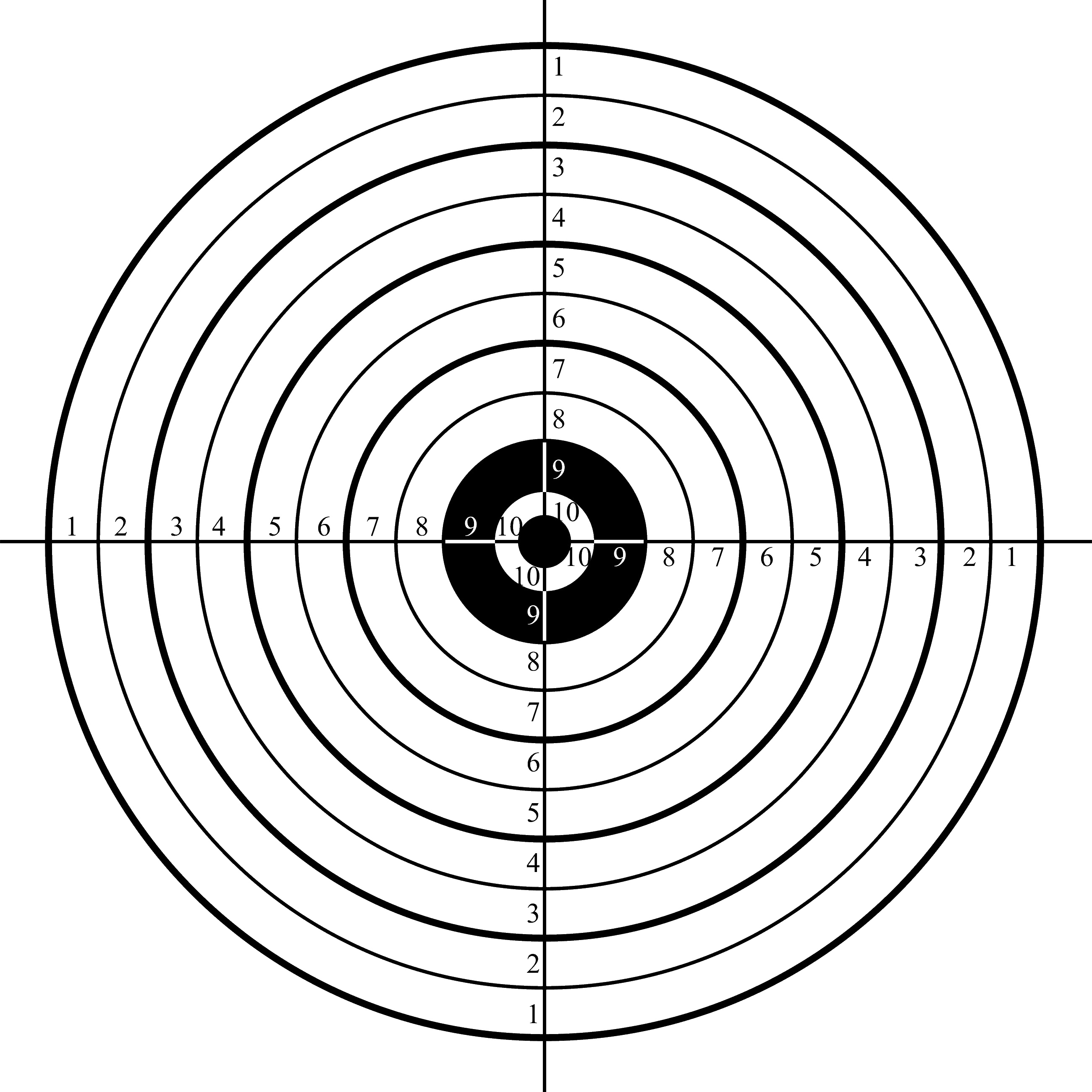 2601x2601 Target Drawing Shooting Huge Freebie! Download For Powerpoint