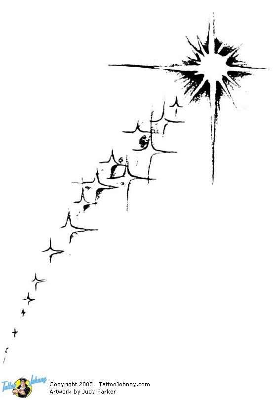 553x810 Huge Collection Of 'shooting Star Line Drawing' Download More