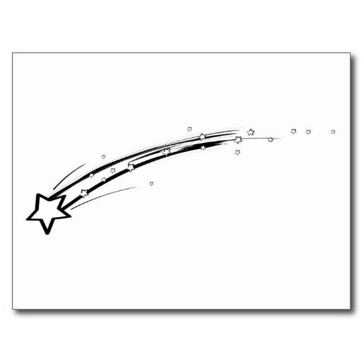 512x512 Moon And Shooting Star Clipart Black And White