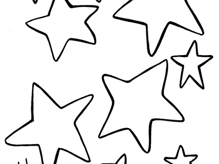 440x330 Shooting Star Coloring Pages, Sketch Drawings Of Stars Coloring