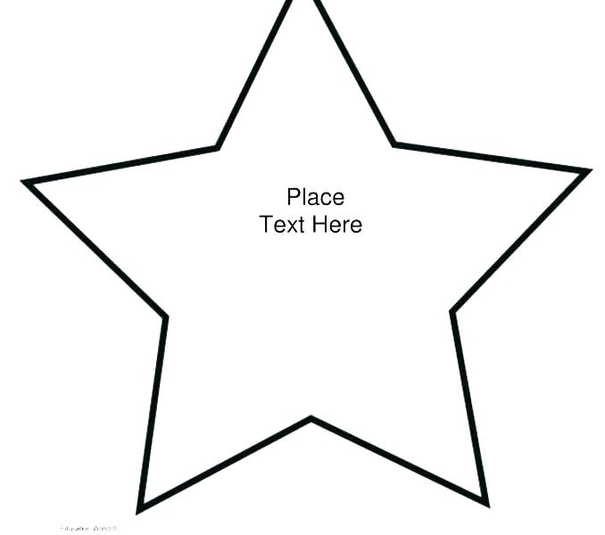678x600 Star Template Printable Printable Star Pattern Template Free Ninja