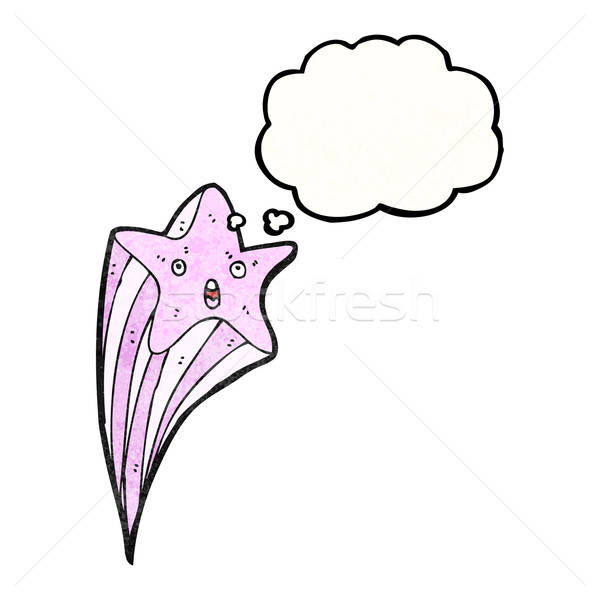 600x600 Shooting Star Cartoon Vector Illustration Lineartestpilot