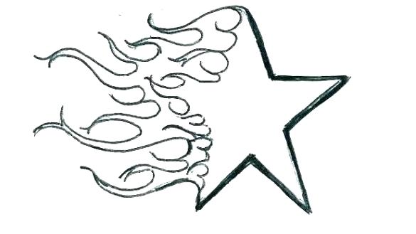 585x329 Shooting Stars Coloring Pages