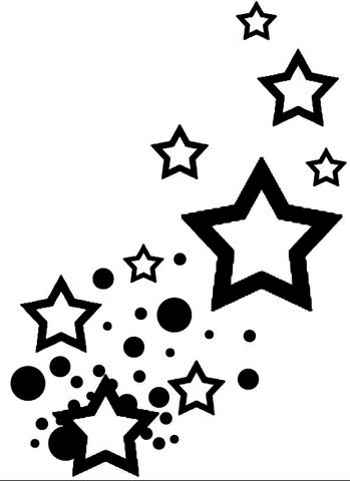 350x481 Outline Shooting Star Tattoo Designs Tattoo Ideas