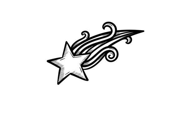 612x381 shooting stars tattoo designs tattoos and tattoo ideas tattooing