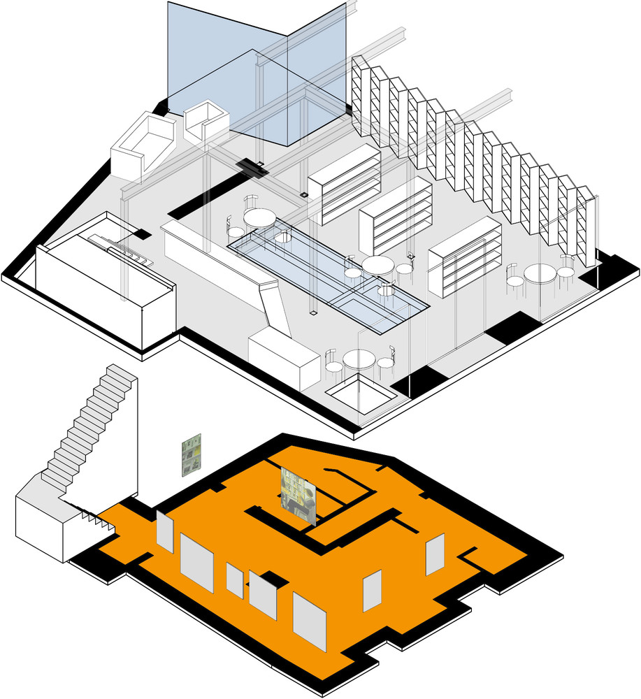 917x1000 Gallery Of Library And Coffee Shop Mycc