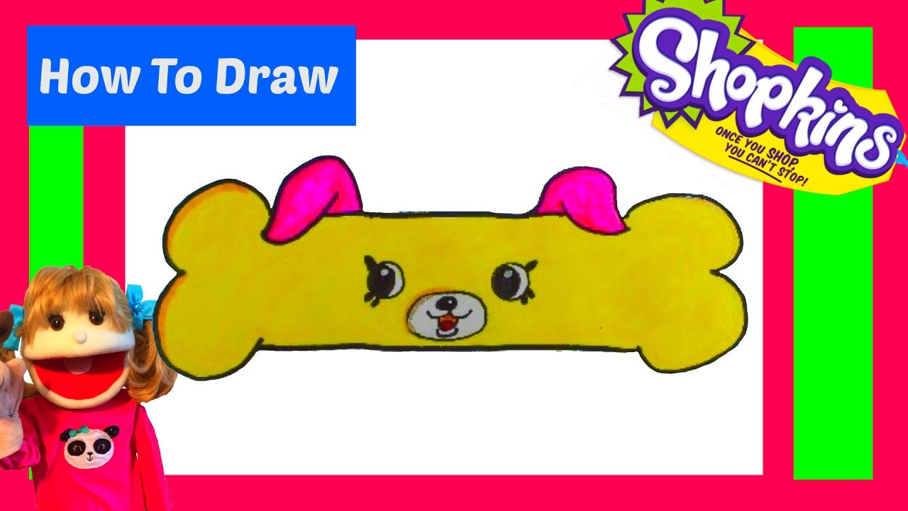 1280x720 How To Draw Shopkins Bone Adette Step