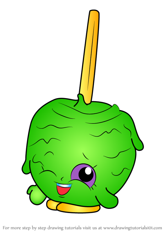 565x800 Learn How To Draw Candy Apple From Shopkins