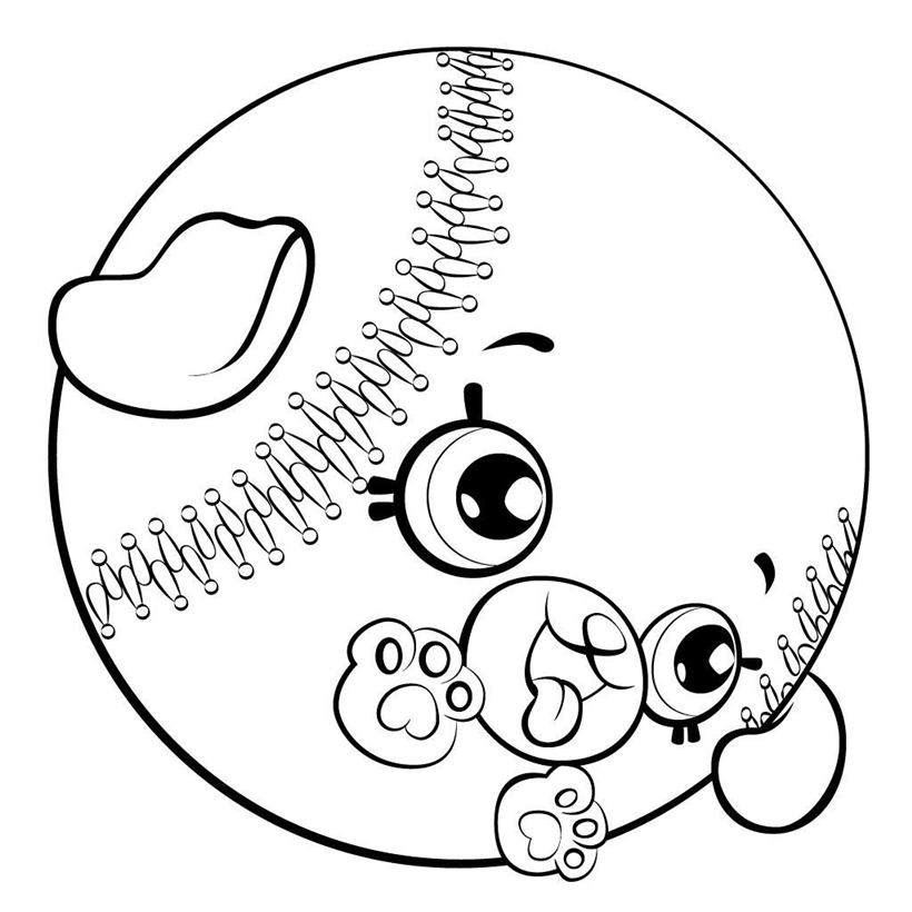 820x820 Shopkins Coloring Pages Free Line Drawing