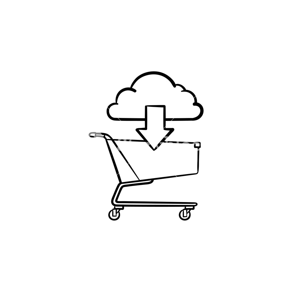 1000x1000 Cloud With Arrow Pointing