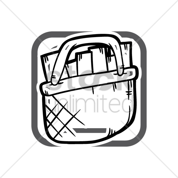 600x600 Online Shopping Icon Vector Image