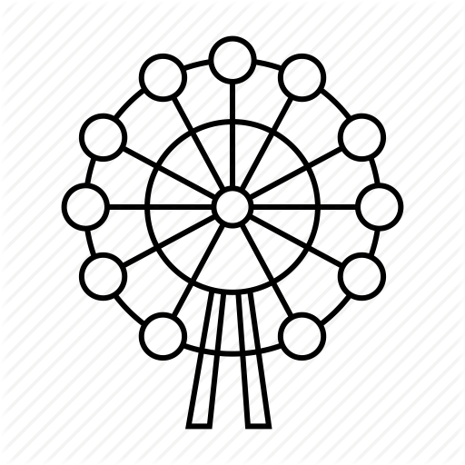 512x512 Hep Five Ferris Wheel, Iconic Landmark, Shopping Mall, Sightseeing