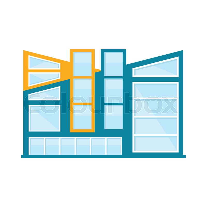 800x800 Artistic Assymetrical Shopping Mall Stock Vector Colourbox