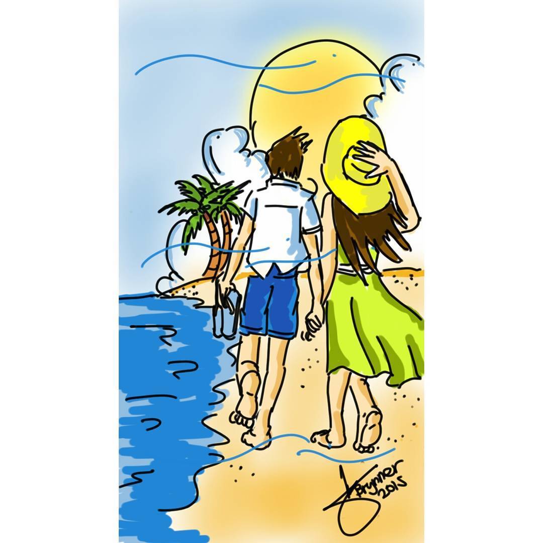 1080x1080 Bry Cepe Let's Take A Walk Together Near The Ocean