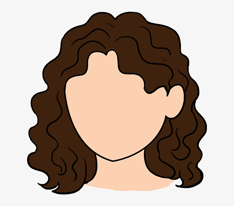 820x722 How To Draw Curly Hair