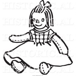 250x250 Black And White Girl Face Drawing Of A Little Cartoon Cool