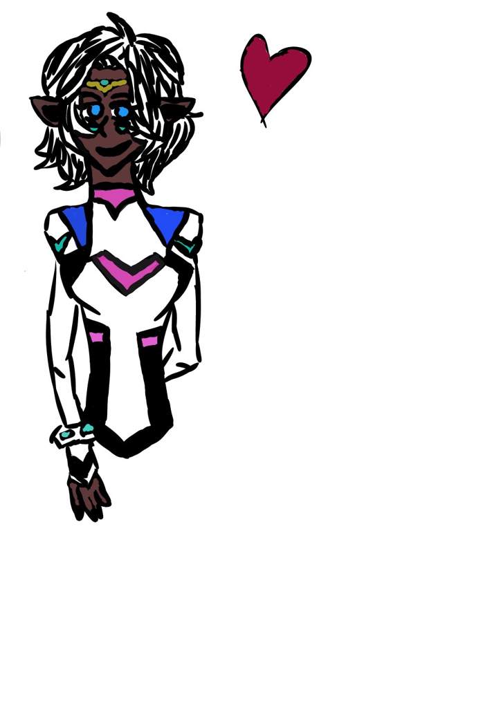 724x1024 Short Hair Allura Voltron Amino