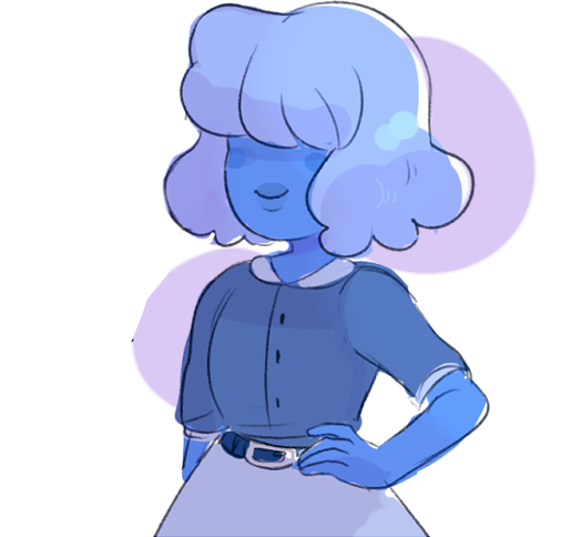 506x484 i wanted to draw sapphire with short hair steven universe