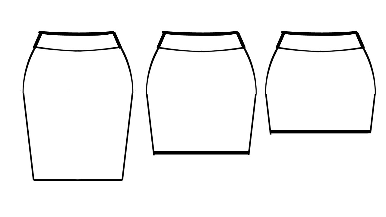 1280x720 How To Pattern Pencilmini Skirt