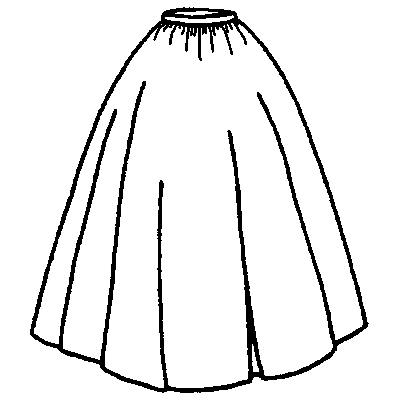 400x400 Huge Collection Of 'long Skirt Drawing' Download More Than