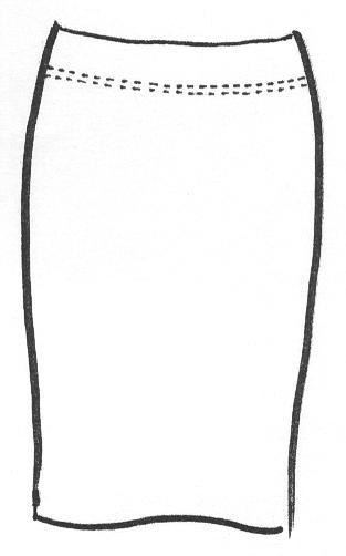 313x502 Paula Ryan Essentials Stretch Pencil Skirt Winter Magpie