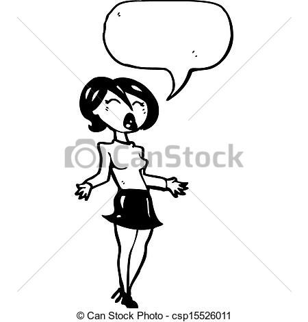 450x470 Cartoon Woman In Short Skirt