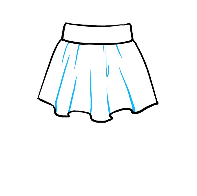 680x678 How To Draw A Skirt