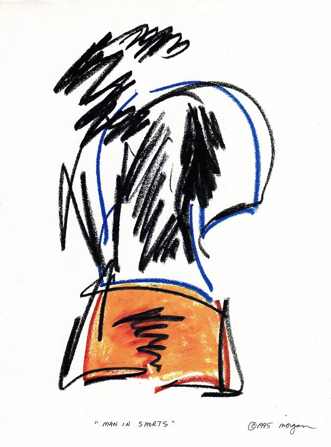 667x900 Man In Shorts Drawing