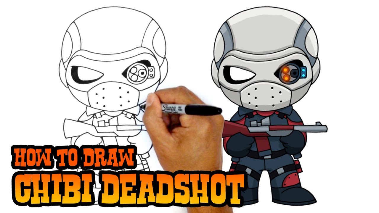 1280x720 How To Draw Deadshot Suicide Squad