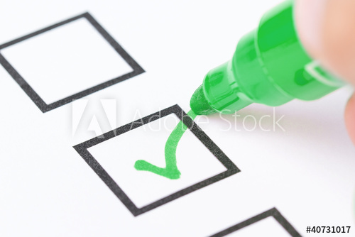 500x334 Macro Shot Of Human Hand Drawing Green Check Mark In Checklist B