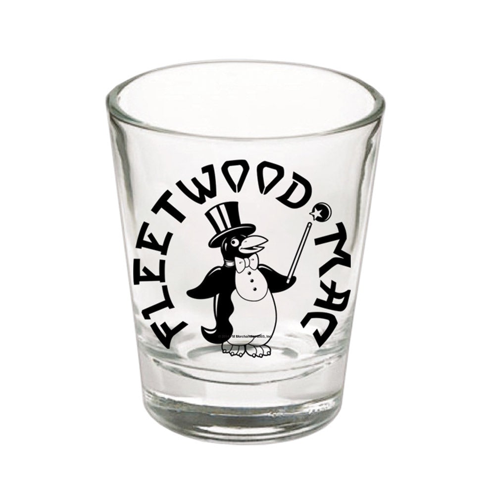 1000x1000 Fleetwood Mac Penguin Logo Shot Glass