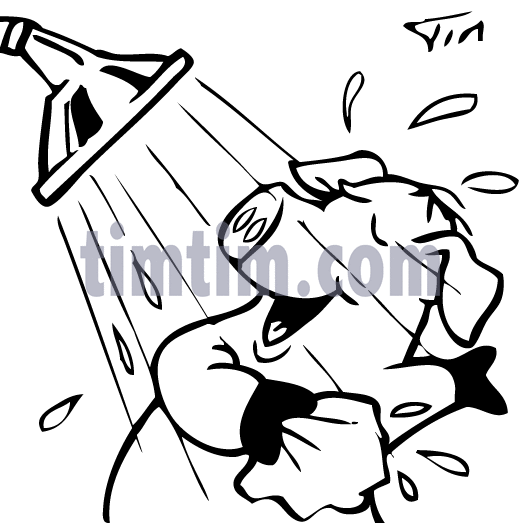 521x524 Free Drawing Of Pig Shower Bw From The Category Farm Animals