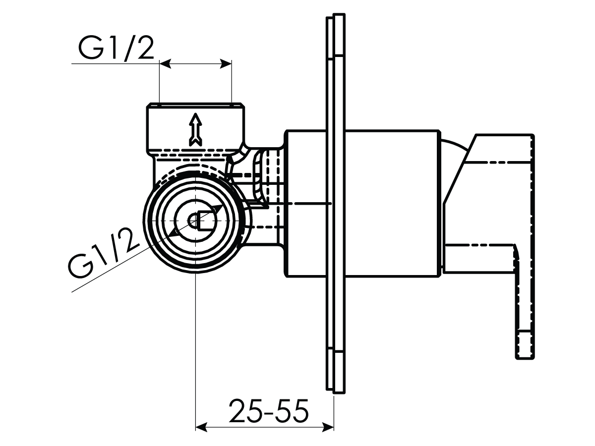 1200x900 Teknobili Loop Shower Mixer Tap Chrome From Reece