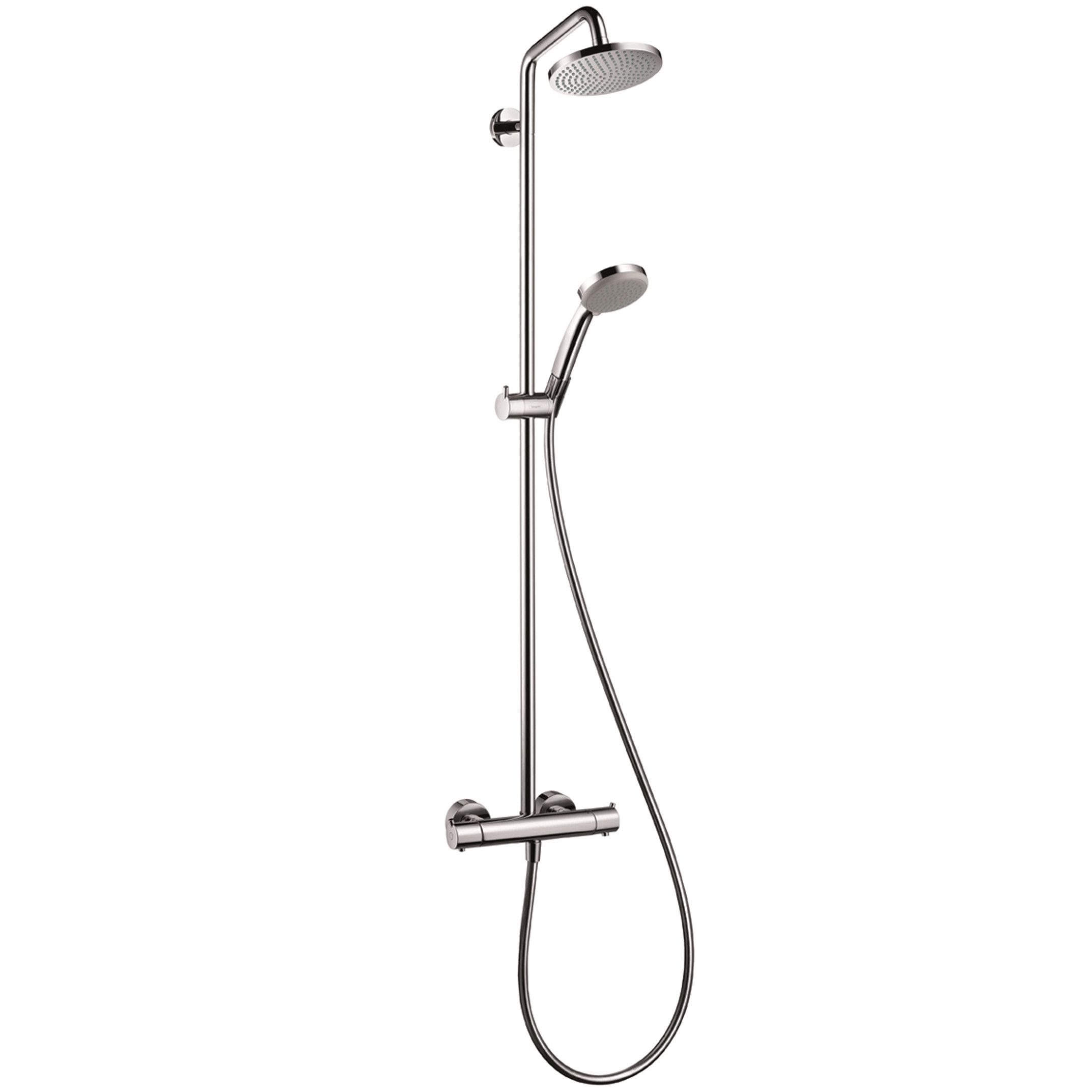 2145x2145 Croma Dual Shower System With Multi Function Hand Shower