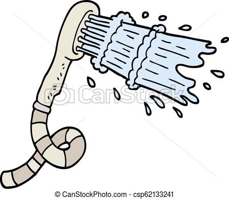 450x391 Hand Drawn Doodle Style Cartoon Shower Head