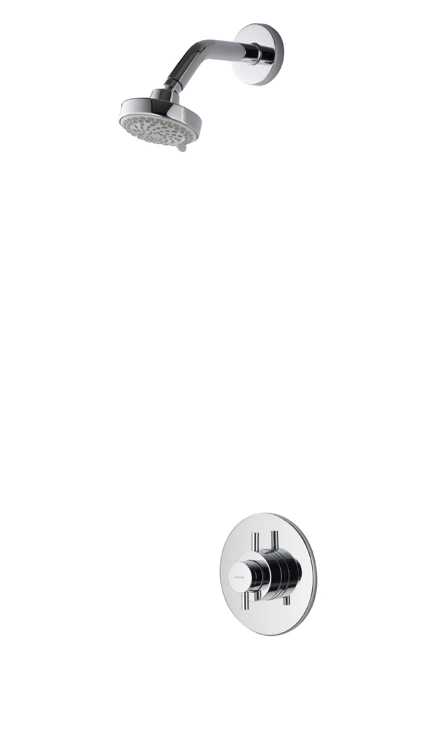 892x1500 Recessed Wall Shower Set Contemporary Thermostatic