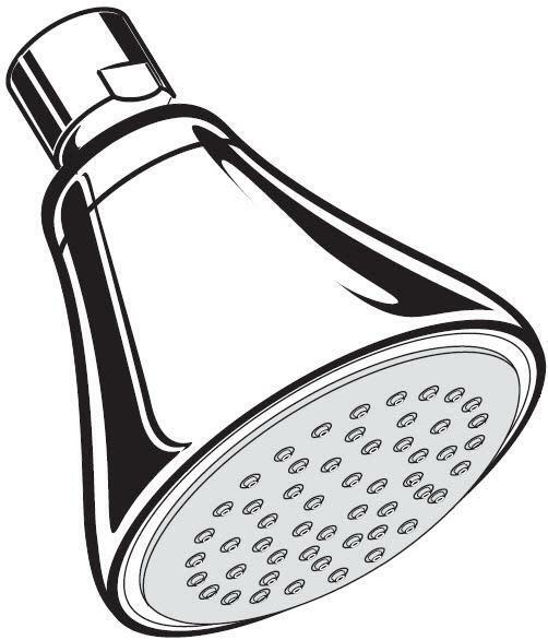 502x586 American Standard Shower Head Satin Nickel