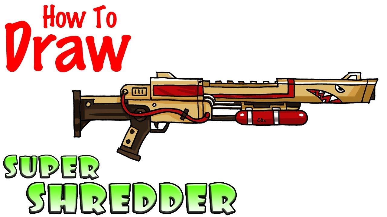 1280x720 how to draw super shredder fortnite
