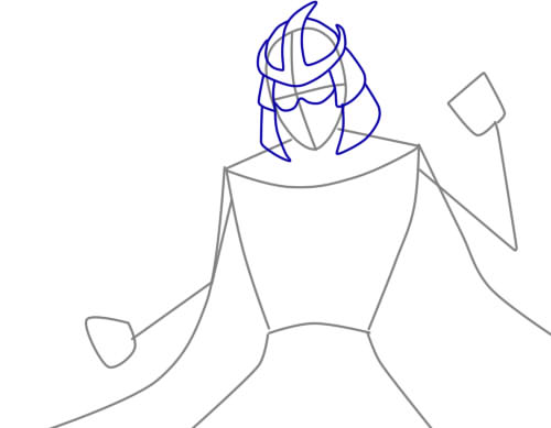 500x389 how to draw shredder with a pencil