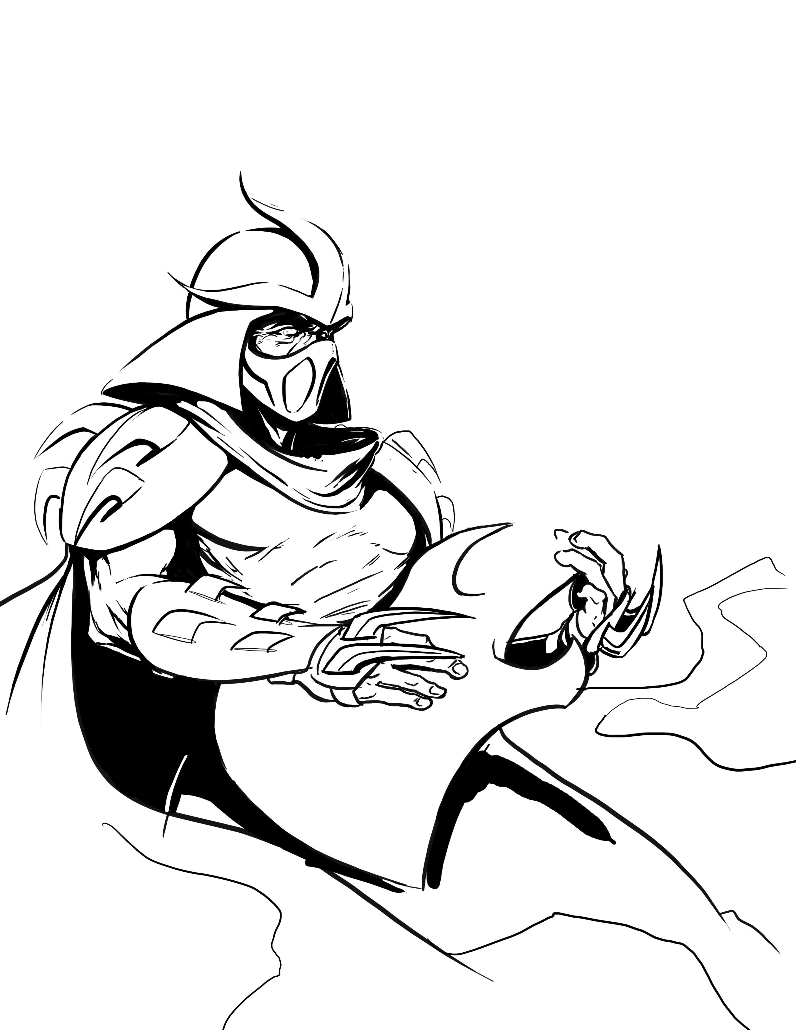 2550x3300 shredder wip zach fischer concept artist illustrator