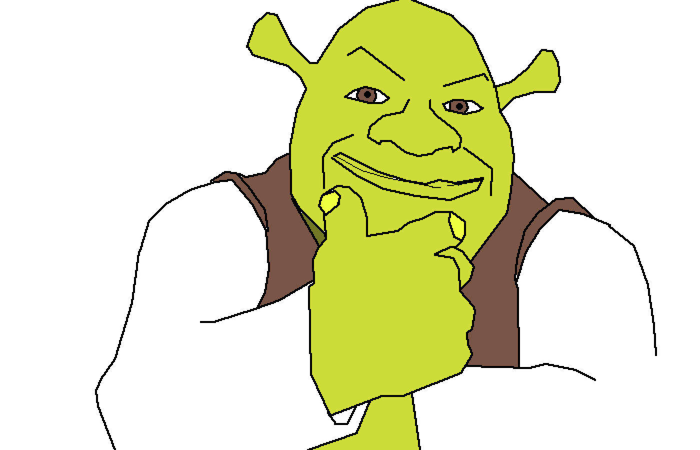 Shrek Drawing Free download on ClipArtMag