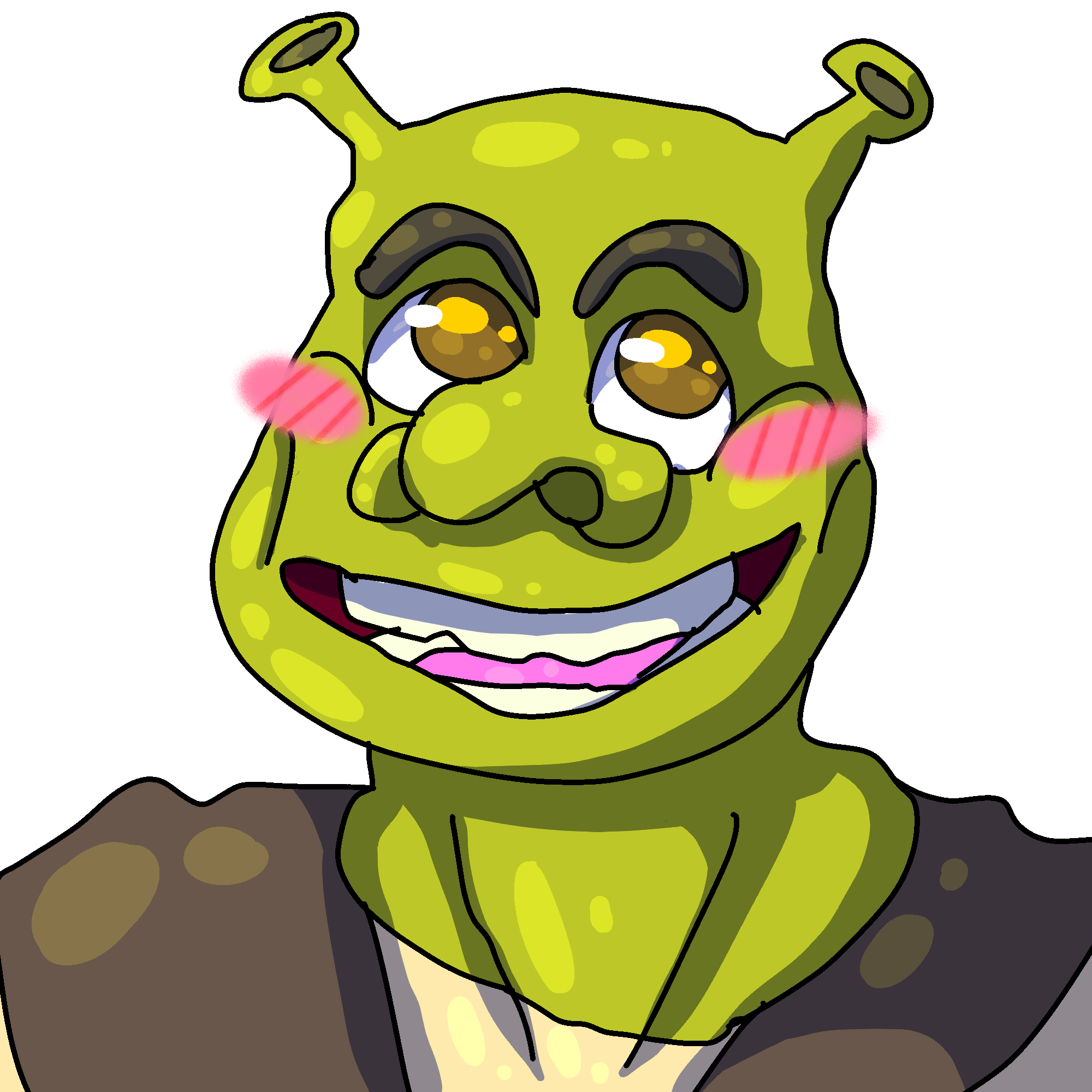 2000x2000 Collection Of Free Shrek Drawing Download On Ui Ex