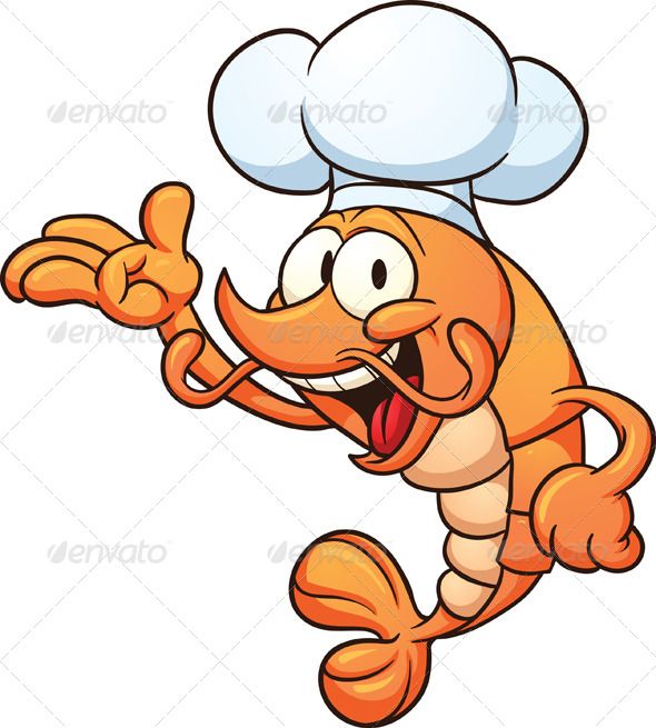 590x655 Lizzos Shrimp, Cartoon Chef