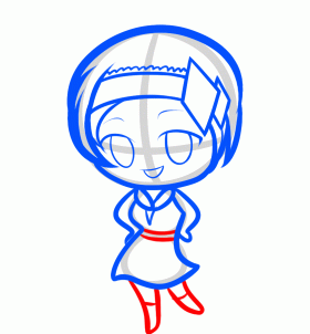 280x302 How To Draw Dia, Shugo Chara, Step